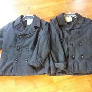 Children's Place boys matching double breasted coa